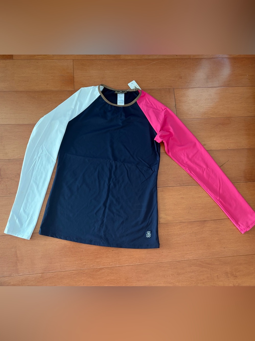 Tommy Bahama Navy Sunblock Long-Sleeve Tee, S